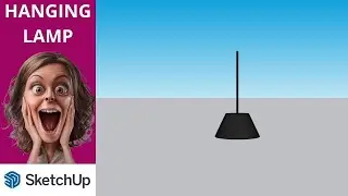 HOW TO DO HANGING LAMP ONLY DEFAULT TOOL 😍 THIS IS SIMPLE METHOD AND EASYWAY 😍 BY USING SKETCHUP 😍