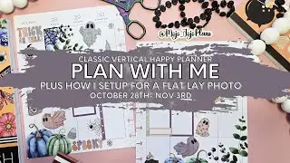 2024 Classic Plan With Me Oct 28th- Nov 3rd PLUS How I Flat Lay Photos