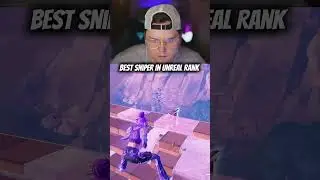 Best Sniper In Unreal Rank. Who's Hitting Snipes Like These?  #fortnite #shorts #short