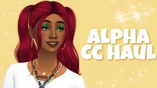 I DOWNLOADED ALPHA CUSTOM CONTENT FOR THE SIMS 4 + CC LINKS
