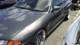 Nissan GTR Skyline Japan right side driver at East End Hot Rods Hawaii Kai car show 05/29/2023