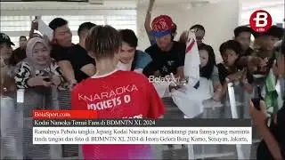 Kodai Naraoka Semangat Diajak Foto Fans di BDMNTN XL 2024