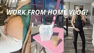 WORK FROM HOME VLOG! Pregnancy updates, life updates & starting my own business !!!