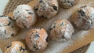 Маффины с черникой