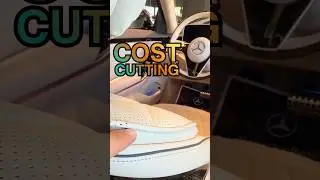Cost-cutting on a $100,000 Mercedes S-Class