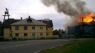 Пожар в Городце