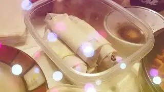 Vlog #1 2021 Making Eggrolls!