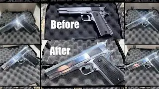 1911 pistol mirror polish