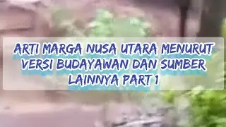 ARTI MARGA MARGA DI SITARO SANGIHE DAN TALAUD ( NUSA UTARA) PART 1