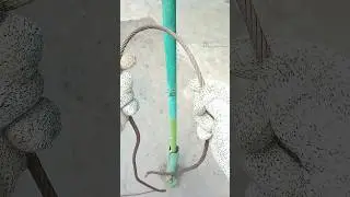 Really practical tips and tricks!  How to quickly and securely tie a steel cable yourself #shorts