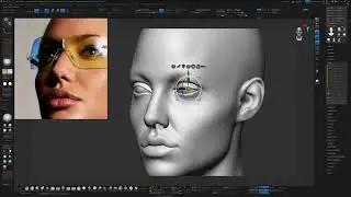 angelina jolie Sculpting, timelapse_V001