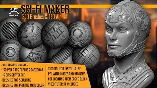 Create sci fi characters and props with Sci Fi Maker By Artistic Squad