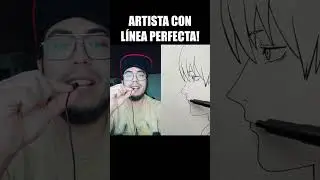 Este Artista tiene La Línea Perfecta! #shorts #dibujo