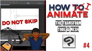 How to Animate | In Clip Studio Paint | The Transform Tool | Mesh transform #4