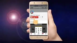 girl editing PicsArt