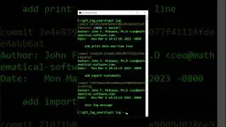 [Git] How to Search Git Log for Matching Patterns