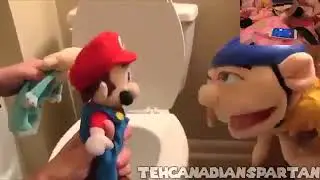 (SuperMarioLogan Jeffy - 'But there's something touching my ballsack!' Sparta Sunlight Base