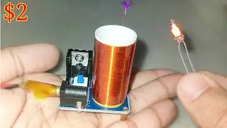 DIY $2 Tiny Tesla Coil Kit Assembly