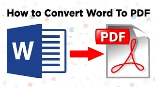 How To Convert Word Document to PDF with software & without software (ওর্য়াড ফাইলকে পি.ডি.এফ করুন)