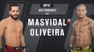 Jorge Masvidal vs Alex Oliveira - UFC 4 Gameplay #3