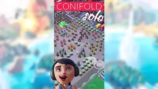 Boom Beach BEST ATTACKS - a SOLO on CONIFOLD
