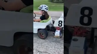 Electric Go-Kart burns rubber