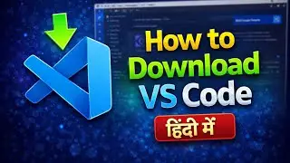 VS Code Download & Install Kaise Kare 2026 | Windows Me Step by Step Hindi #vscode #download #idle 