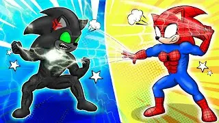 Sonic Spiderman, but Venom  Attack!!! | Sonic the Hedgehog 2 Animation