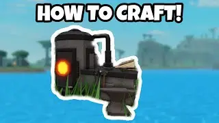 *New* How To Craft The Bluesteel Furnace In The Survival Game Roblox (2023)