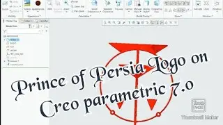 How to make prince of Persia Logo on Creo parametric 7.0