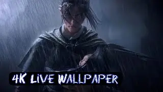 4K 60FPS Live Wallpaper | Rainy Father And Child