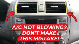 How To Fix Car AC (Not Blowing Air)(A/C Diagnosis)(Honda Accord 2003-2007)