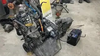VW т-3 и кпп Б-5 первые ходы.