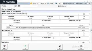 Troubleshooting DTC and Analyzing Actual Values on Mercedes-Benz S350 W221