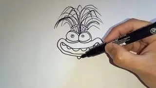 Como Dibujar a Ansiedad de Intensamente