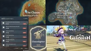 The Chasm %100 Exploration Speedrun World Record? - but there is a problem - Genshin Impact