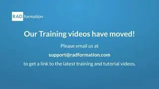 Radformation Training Resources have moved
