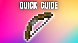 How To Make a Bow and Arrows in Minecraft