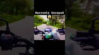 Narrowly Escaped From An Accident | My Fault To Overtake in a Turn | #motovlog #motovlogger  #short