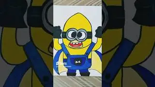 #youtube #art #drawing #movie #despicableme drawing mega minion gus from despicable me 4