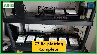 CHIA farm C7 conversion complete - 2000+ plots - GT1030 GPU harvester - Issues, failures and more...