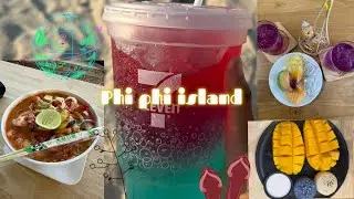 My First Day on Phi Phi Island ✈️🌊 | Beach, Food & Island Vibes