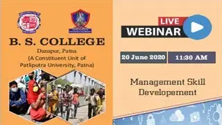 Webinar on 