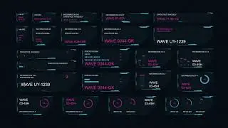 Royalty Free | After Effects Template | Infographics HUD set 3