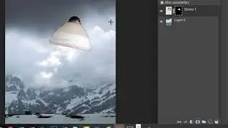 Photopea-Tutorial: UFO Scheinwerfer
