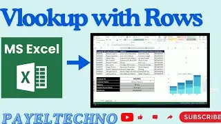 How to use Vlookup with Row and Rows Function in Excel ll Vlookup all Record // #vlookup