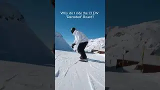 The CLEW Decided snowboard. 🏂