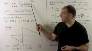 Example of L'Hopital's Rule (Hard)