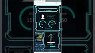 Unity 3D || UI - My Dashboard (with minimal animation)