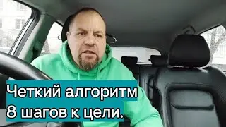 Четкий алгоритм 8 шагов к цели.